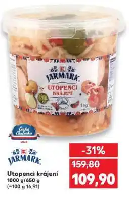 Kaufland Jarmark Utopenci krájení nabídka