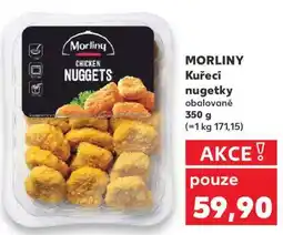 Kaufland MORLINY Kuřecí nuggetky nabídka