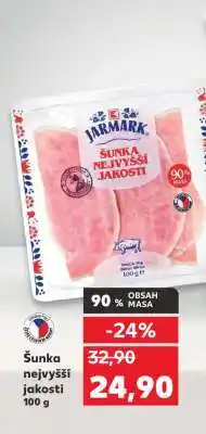 Kaufland Šunka nejvyšší jakosti 100 g nabídka