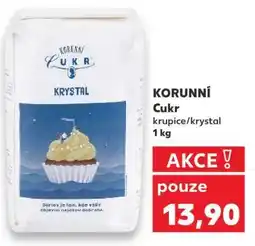 Kaufland KORUNNÍ Cukr krupice/krystal 1 kg nabídka