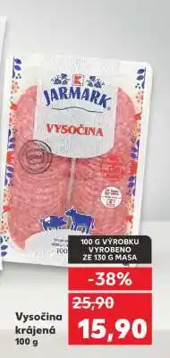 Kaufland Vysočina krájená nabídka