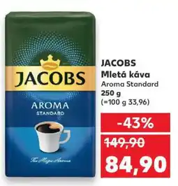 Kaufland JACOBS Mletá káva Aroma Standard nabídka