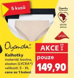 Kaufland Oyanda Kalhotky nabídka