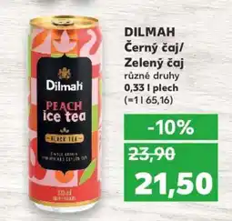 Kaufland DILMAH Černý čaj/Zelený čaj nabídka