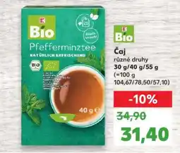 Kaufland Bio Pfefferminztee nabídka