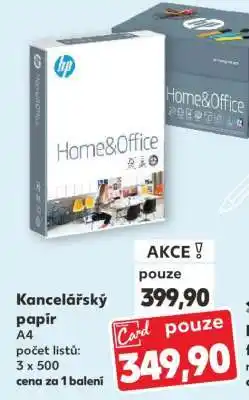 Kaufland Kancelářský papír Home&Office A4 nabídka