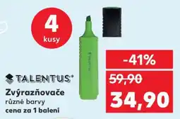 Kaufland TALENTUS Zvýrazňovače nabídka