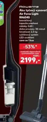 Kaufland Rowenta Aku tyčový vysavač Air Force Light RH6545 nabídka