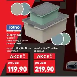 Kaufland Úložný box plastový 13 l nabídka
