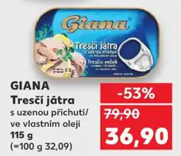 Kaufland Giana Tresčí játra • nabídka