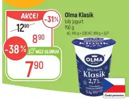 Globus Olma Klasik bílý jogurt nabídka