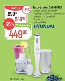 Globus Tyčový mixér 3v1 HB 983 nabídka