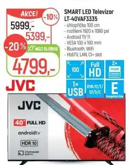 Globus SMART LED Televizor LT-40VAF3335 nabídka