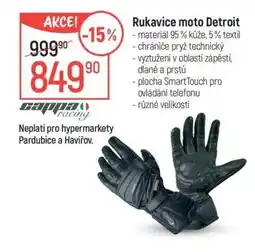 Globus Rukavice moto Detroit nabídka