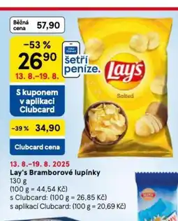 Tesco Lay's Bramborové lupínky nabídka