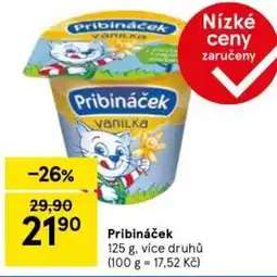 Tesco Pribináček nabídka