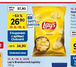 Tesco La´s bramborové lupínky nabídka