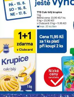 Tesco Cukr krupice bílý nabídka