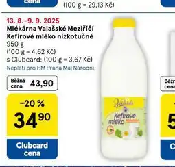 Tesco Kefírové mléko nízkotučné nabídka