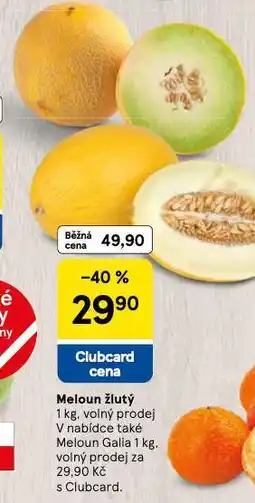 Tesco Meloun žlutý nabídka