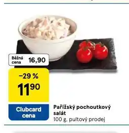 Tesco Pařížský pochoutkový salát nabídka