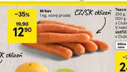 Tesco Mrkev nabídka