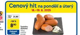 Tesco Špekáčky delikates nabídka