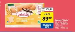 Tesco Babybio piškoty nabídka