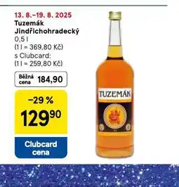 Tesco Tuzemák jindřichohradecký nabídka