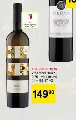 Tesco Vinařství hluk nabídka