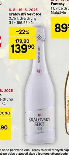 Tesco Královský sekt ice nabídka