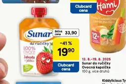 Tesco Sunar do ručičky ovocná kapsička nabídka