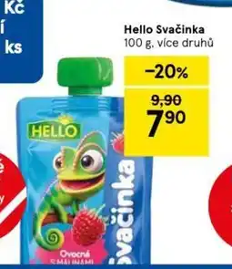 Tesco HELLO Svačinka nabídka
