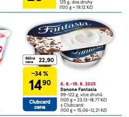 Tesco Danone fantasia nabídka