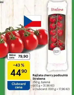 Tesco Rajčata cherry podlouhlá Strabena nabídka
