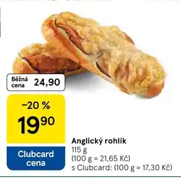 Tesco Anglický rohlík nabídka