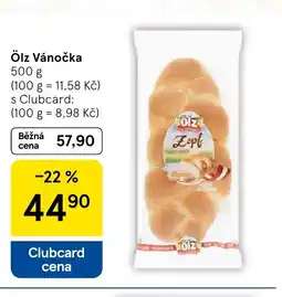 Tesco Ölz Vánočka nabídka