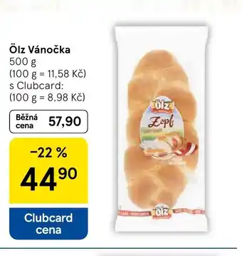 Tesco Ölz Vánočka nabídka