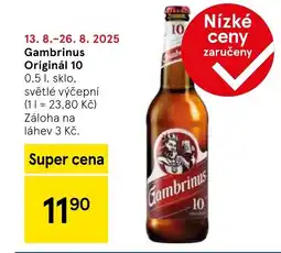 Tesco Gambrinus Originál 10 nabídka