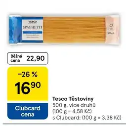 Tesco Tesco Těstoviny nabídka
