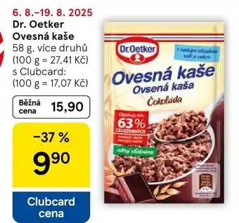 Tesco Dr.Oetker Ovesná kaše nabídka