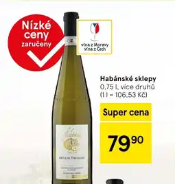 Tesco Habánské sklepy nabídka