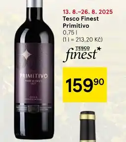 Tesco Tesco Finest Primitivo nabídka