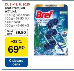 Tesco BREF Premium WC blok nabídka