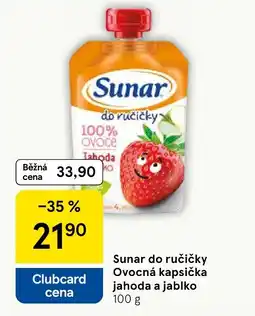 Tesco Sunar do ručičky Ovocná kapsička jahoda a jablko nabídka
