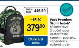 Tesco Paso Premium Školní batoh nabídka