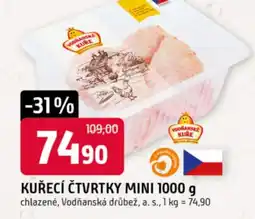 Trefa Kuřecí čtvrtky mini nabídka