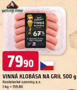 Trefa Vinná klobása na gril nabídka