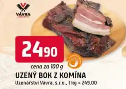 Trefa Uzený bok z komína nabídka