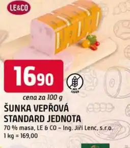 Trefa Šunka vepřová standard jednota nabídka